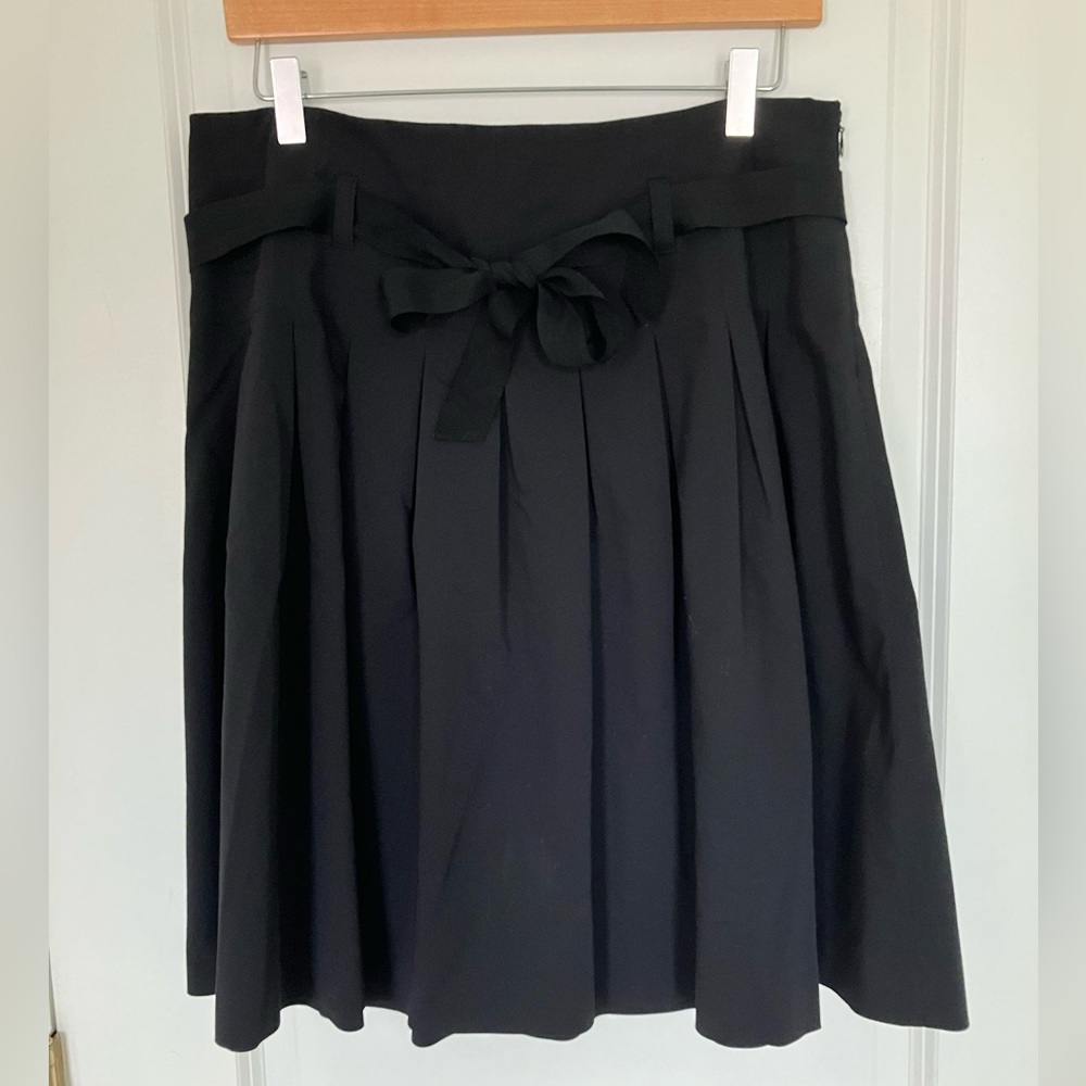 🎉 3/$15 Chelsea & Theodore Black Pleated Skirt 8